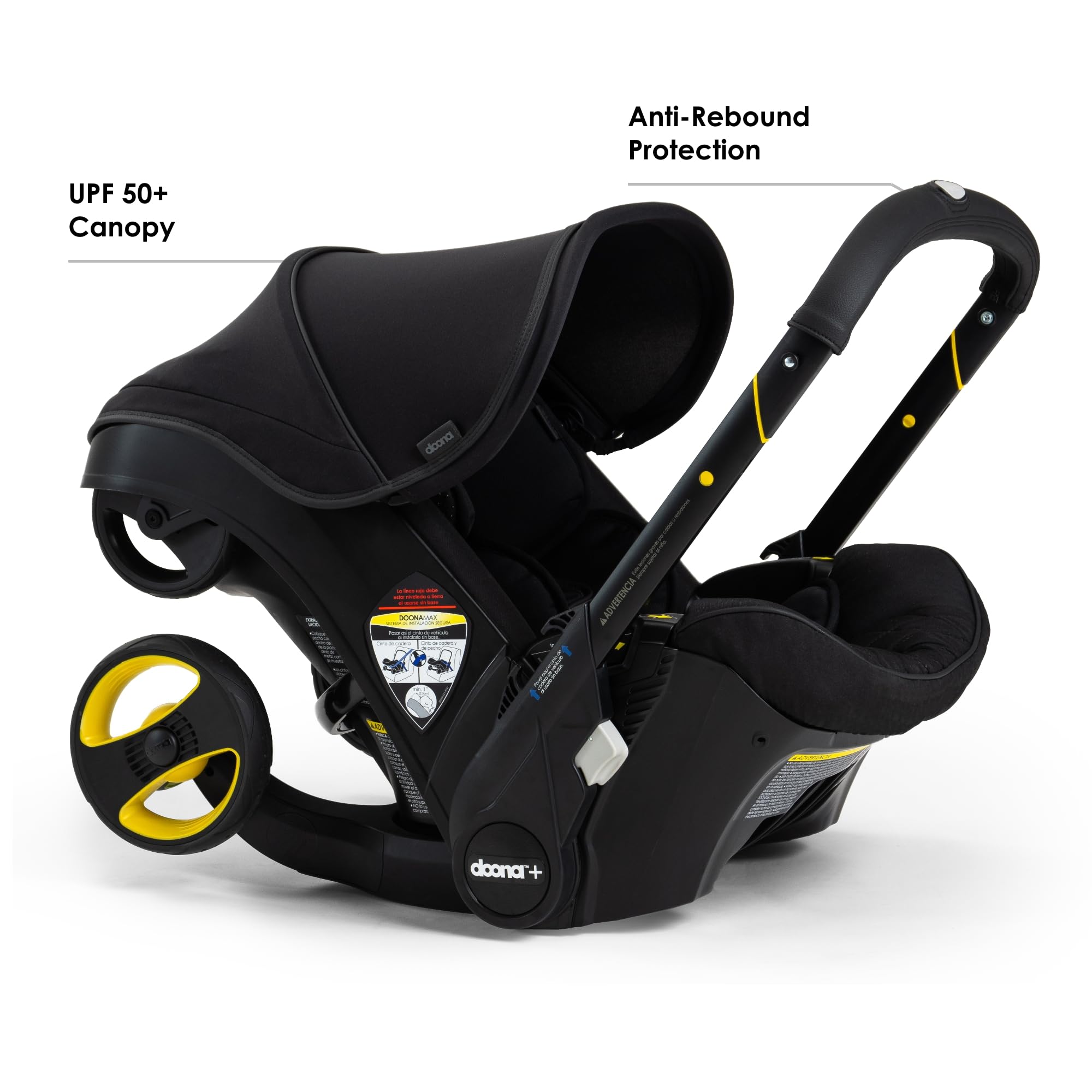 Doona Car Seat And Stroller Nitro Black All In One Travel System For Effortless Transitions