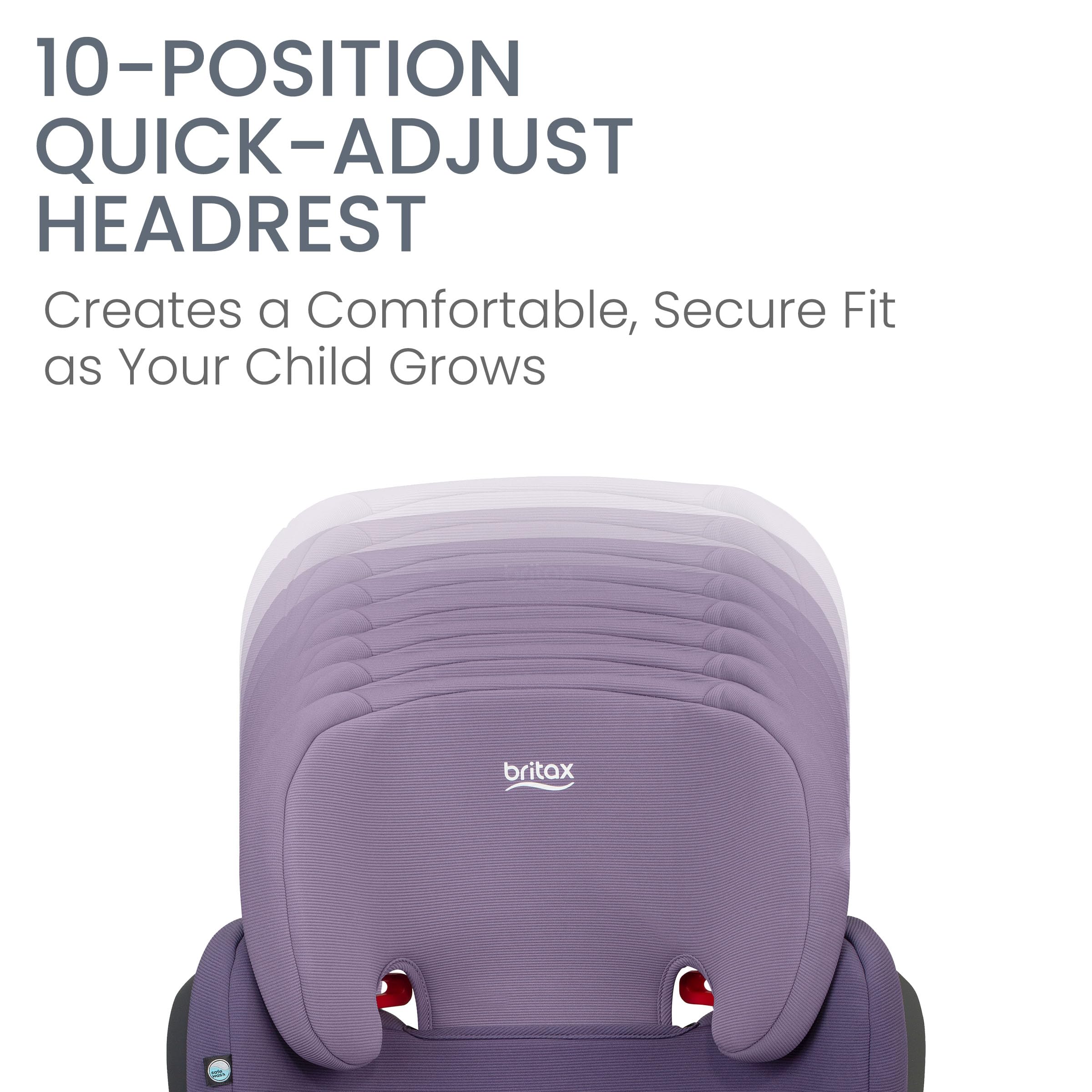 Britax Skyline Belt Positioning Booster Car Seat 2 Stage Design For Growing Kids Dusk Color