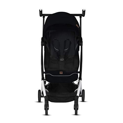 My Store gb Pockit+ All-Terrain lightweight travel stroller with canopy and reclining seat in velvet black, compact and easy to fold.