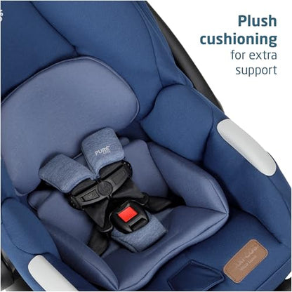 Maxi-Cosi Zelia Luxe 5-in-1 modular travel system with stroller, car seat, and accessories for baby transportation.