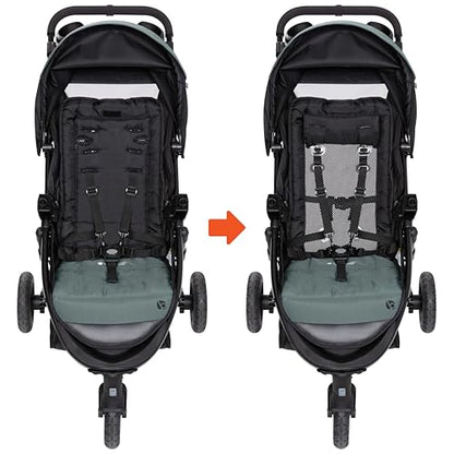 Baby Trend Passport Cargo Stroller travel system with pink bamboo infant car seat and EZ-Lift Plus feature