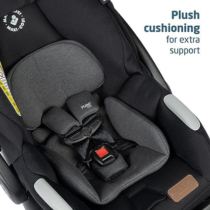Maxi-Cosi Zelia Luxe 5-in-1 modular travel system with stroller, car seat, and accessories for infants and toddlers.