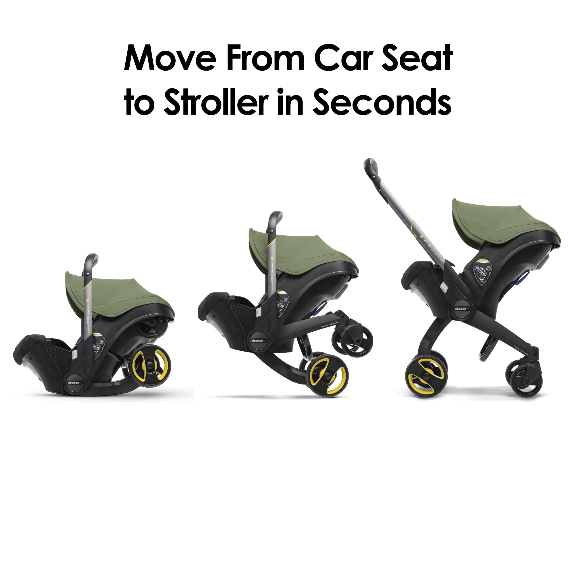 Doona Car Seat And Stroller Nitro Black All In One Travel System For Effortless Transitions
