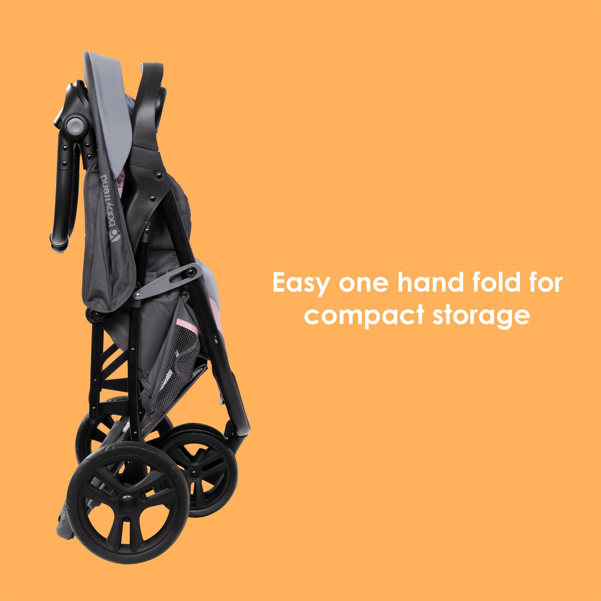 Baby Trend EZ Ride Travel System With EZ Lift Infant Car Seat Dash Pink One Hand Fold All Terrain Wheels