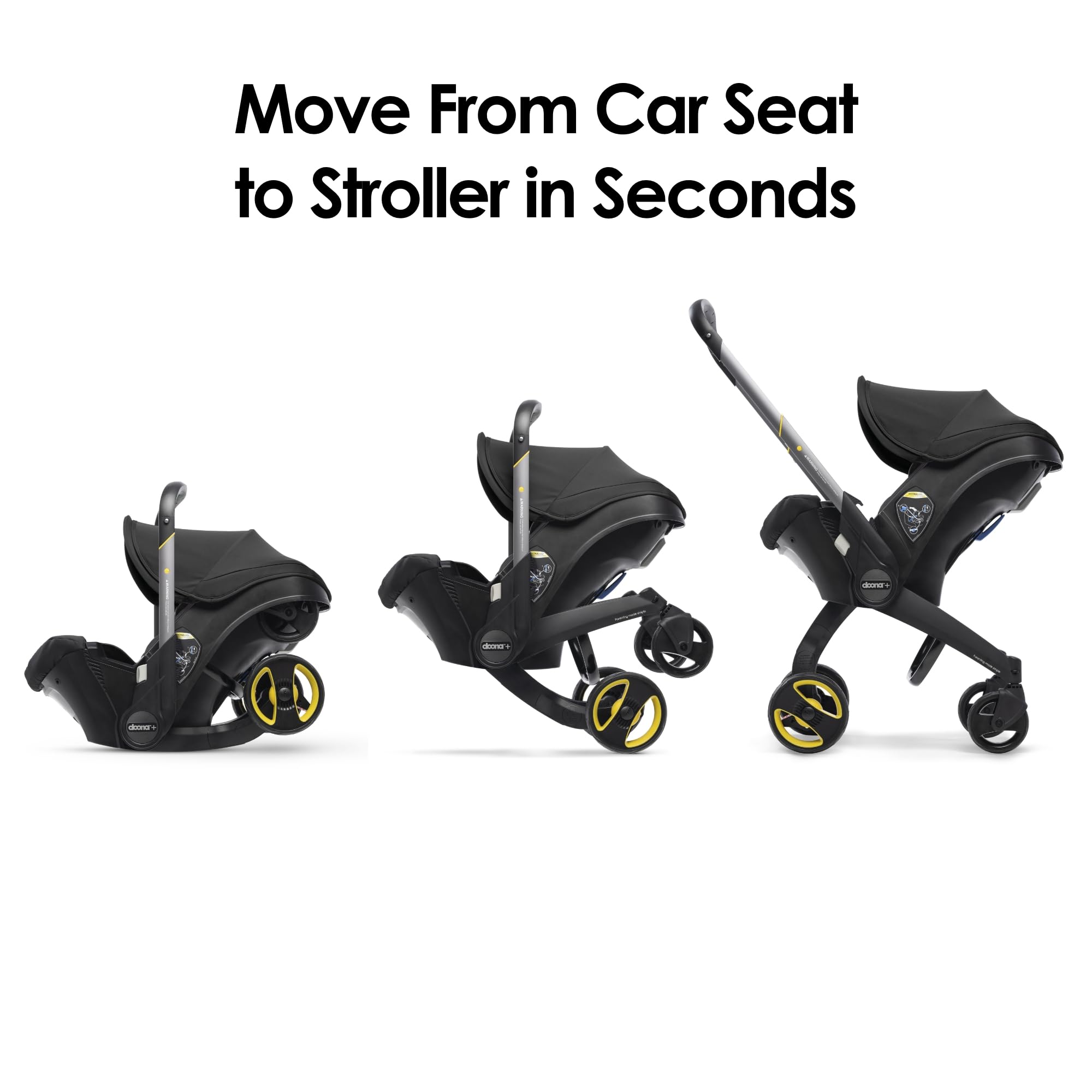 Doona Car Seat And Stroller Nitro Black All In One Travel System For Effortless Transitions