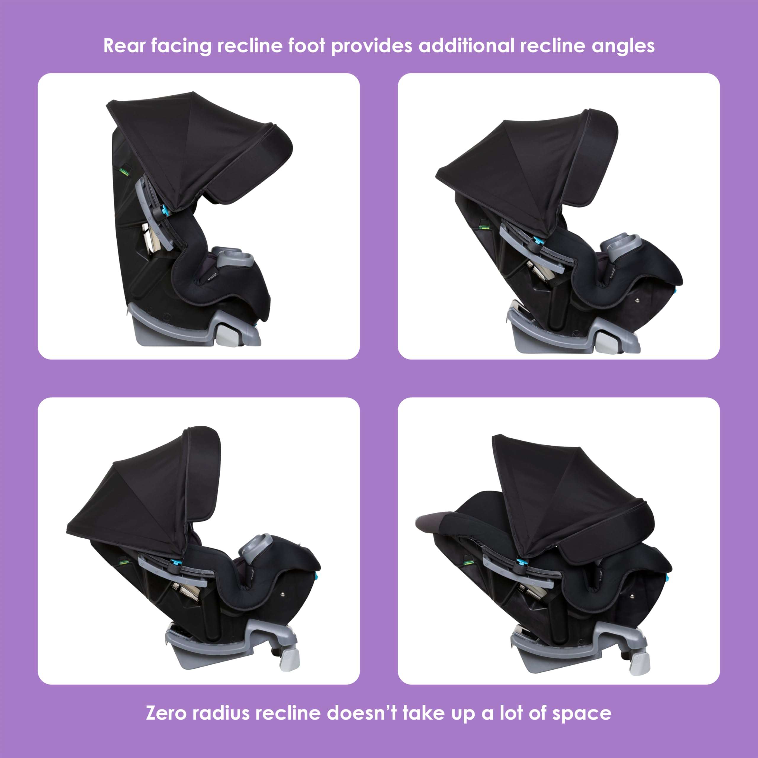 Baby Trend Cover Me 4 In 1 Convertible Car Seat Built In Canopy
