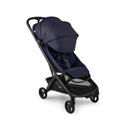 Bugaboo Butterfly 2 travel stroller in black, ultra-compact one-second fold, lightweight design, airplane-friendly for easy travel