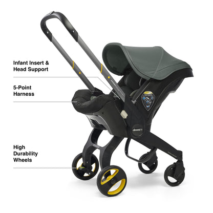 Doona Car Seat And Stroller Nitro Black All In One Travel System For Effortless Transitions