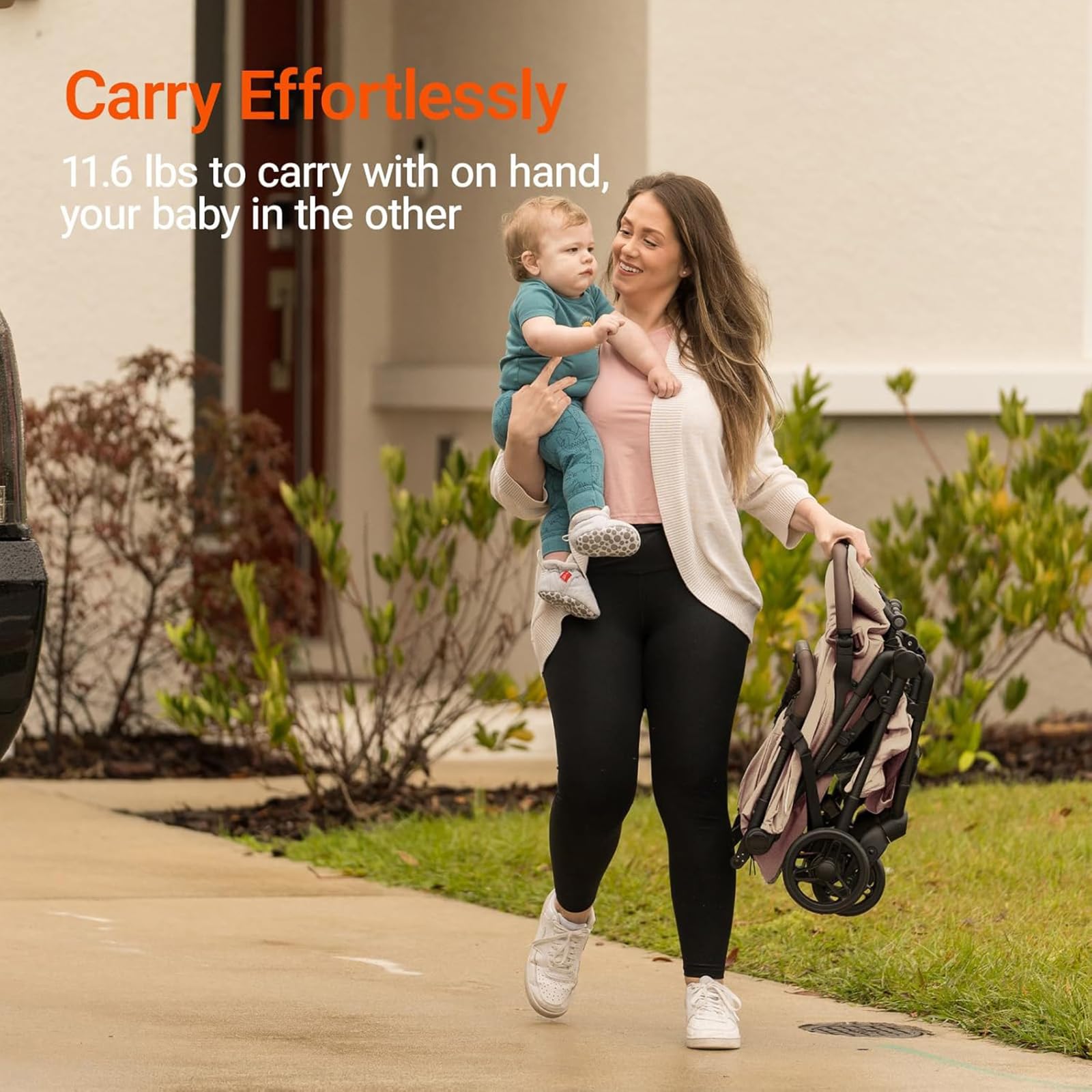 My Store MAMAZING Ultra Air lightweight baby travel stroller with carbon fiber frame, compact fold, suitable for toddlers and travel.