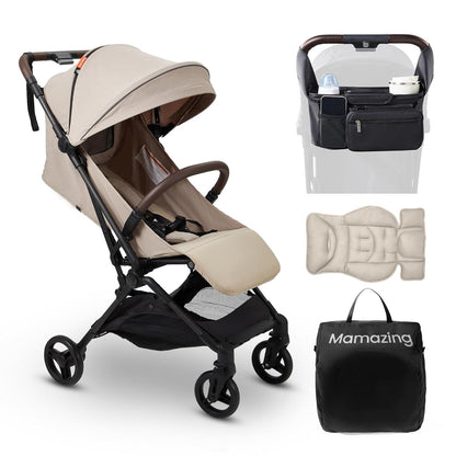 Lightweight MAMAZING Ultra Air baby travel stroller by My Store with carbon fiber frame, compact fold, suitable for toddlers