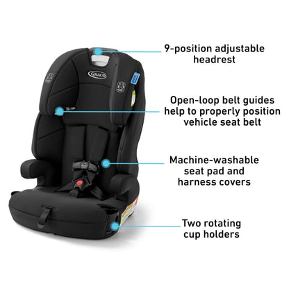Graco Tranzitions 3 In 1 Harness Booster Car Seat Grows With Your Child From Harness To Backless Booster