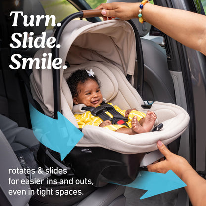 My Store Graco Modes Nest 3-in-1 travel system with SnugRide Turn & Slide infant car seat and adjustable stroller for babies and toddlers.