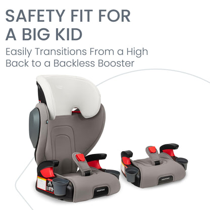Britax Skyline Belt Positioning Booster Car Seat 2 Stage Design For Growing Kids Dusk Color