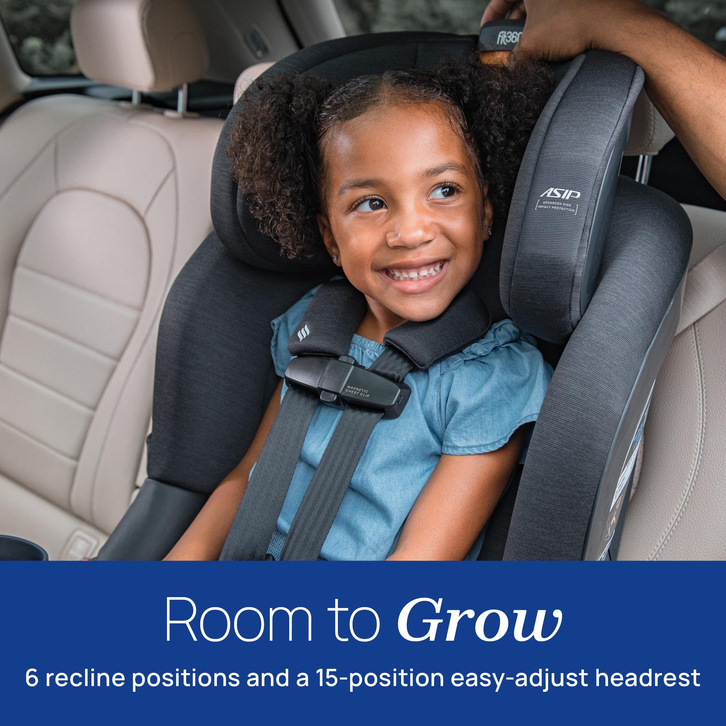 Chicco Fit360 ClearTex Rotating Convertible Car Seat With 360 Degree Rotation And Lever Lock System Obsidian Black