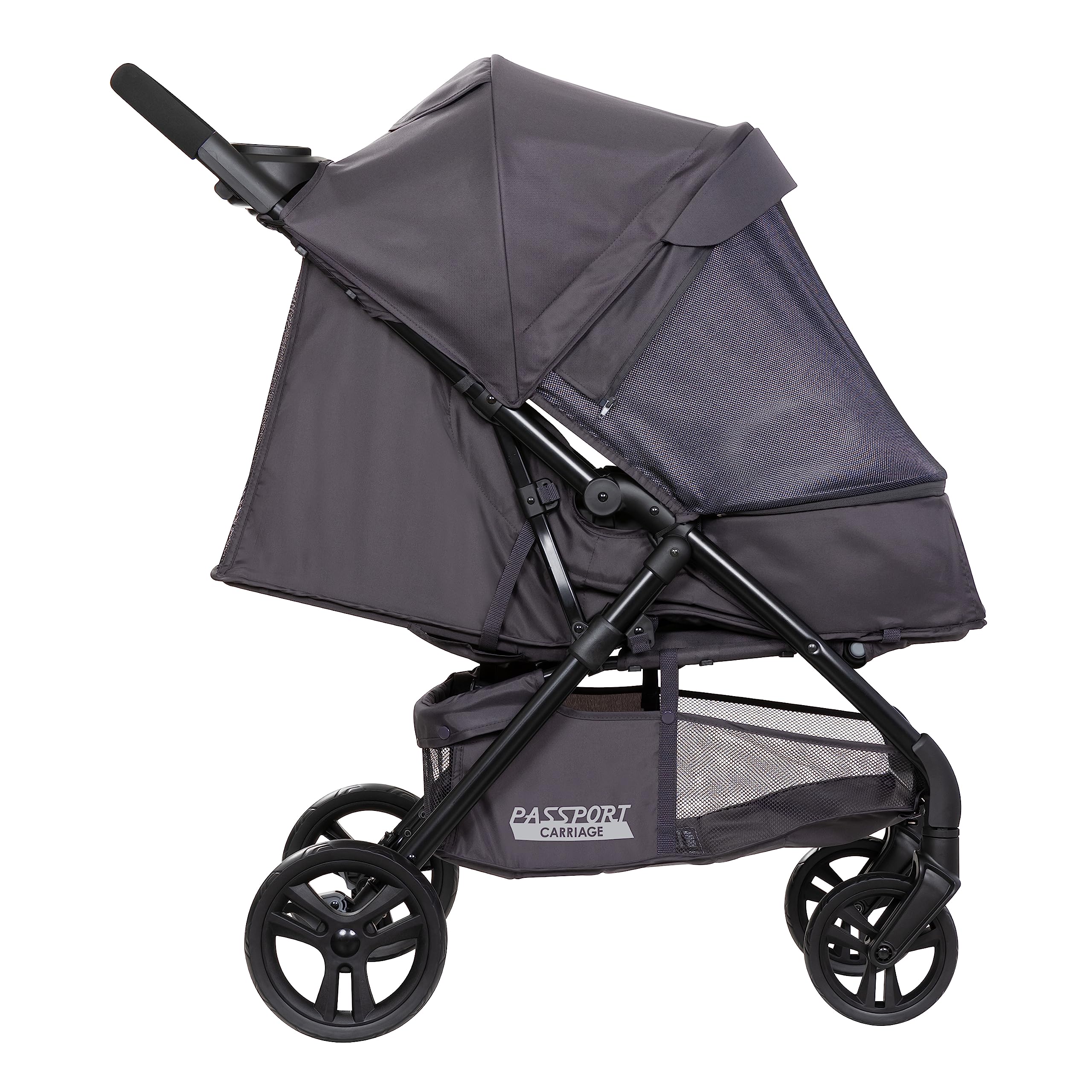 Baby Trend Passport cargo stroller with pink bamboo fabric and EZ-Lift infant car seat, ideal for travel and everyday use